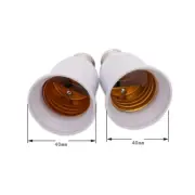 E17 Lamp Socket E17 to E27 LED Halogen CFL Light Bulb Lamp Adapter CR