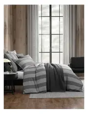 [Private Collection] Thatcher Quilt Cover Set in Grey