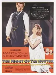 The Night Of The Hunter poster Robert Mitchum Shelley Winters - 1955 Old Photo 3