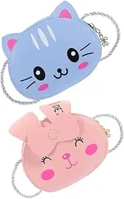 [AKOOSY] 2pcs Cute Pouch Cartoon Single Shoulder Bag for Boys and Lightweight Storage Pouch with Lovely Shape Design for
