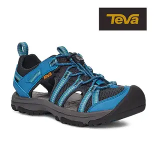 【TEVA】原廠貨 中/大童 Manatee 多功能護趾運動涼鞋/雨鞋/水鞋/童鞋(石磨藍)