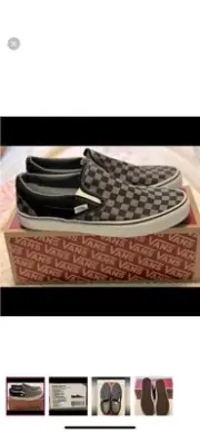 VANS Classic Slip-On Mens Size 10.5 Womens Size 12Like New In Box
