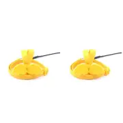 2X Yellow Parrot Bird Leash Outdoor Adjustable Harness Training Rope Bite7497