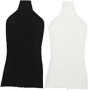 2Pcs Cotton Mannequin Cover Upper Body Clothing Protector Easy to Clean Decorative Overlay for Female Mannequins Fits