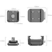 SmallRig HawkLock H21 Universal Quick Release Mount Plate Kit