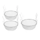 Stainless Fine Mesh Strainer Kitchen Colander Sieve Sifter Round