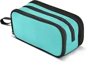 Large Capacity Pencil Case Holder Boys Pencil Cases For Teen Stationery Pencil Case Multifunctional for Travel Turquoise
