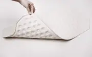 The Original Refinished Bathtub Mat - No Suction Cup Bath (White)