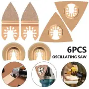 6x Carbide Oscillating Multitool Saw Blade Cutting Tile Grout Cutter For Fein ⇍
