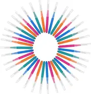 PERSELOSO 40pcs Interdental Brush for Cleaning Stainless Steel Wire Flosser for Oral Care