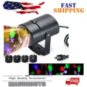 Halloween Christmas LED Laser Light Projector Snowflake House Party Stage Lamp