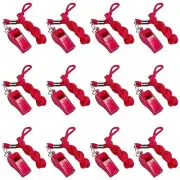 Whistle，2 Packs Plastic Sports Whistles with Lanyard, Loud Crisp Sound Whistle