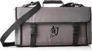 KAI Shun Premium Large Knife Bag for 9 Large and 8 Small Knives, Dimensions Open 102 x 49 cm, Closed 50 x 27 x 10 cm - Chef's Knife Bag Kitchen Knife Bag