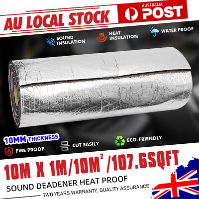 10m² COCKPIT FLOOR Sound Deadener Heat Insulation Proofing self-adhesive Foam (for: Suzuki)