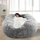 Bean Bag Chair for Adults Kids No Filling Comfy Giant Living Room 5FT Grey