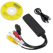 USB 2.0 Video Audio Capture Card Adapter VHS VCR TV to DVD Converter B