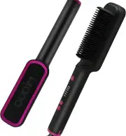 Negative Ionic Hair Straightener Brush with Multiple Temps, Precise Temp Control