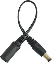 16cm DC5521 Female to DC2507/35135/4017/4817/5525 Male Connector Adapter Cord(5.5x2.5mm)