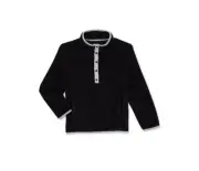 NEW Wonder Nation Boys Pullover Jacket, Size L (10-12)& Husky COLOR BLACK