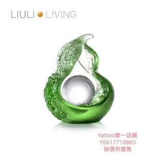 特賣-葫蘆琉璃工房LIULI LIVING桌面葫蘆造型擺件 福祿轉如意 喬遷開業生日銅葫蘆