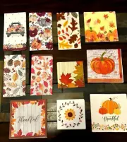 Fall, Harvest, Napkin assortment, Decoupage, crafting, general use. Value pack