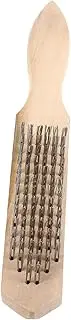 LALADEFIEE Cleaning Tool Stainless Steel Wire Brush with Wooden Handle Versatile for Home Cooking Kitchen Use Effortlessly Remove Fish Scales with Ease