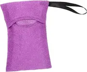 GANAZONO Portable Nylon Mesh Soap Saver Bag Travel Soap Pouch with Reinforced Construction Quick Drying Shower Soap Scrubber for Go Use for Camping and Outdoor Activities