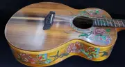 Blueberry Handmade Grand Concert Acoustic Guitar Butterflies Pre-Order 90 Days