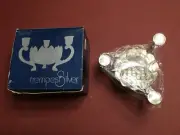 Tempest Silver Plated Flower Arranger/3 Candle Holder