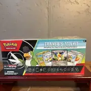 Pokemon Cards - 2024 TRAINER'S TOOLKIT (4 Boosters, 65 Sleeves, 50+ Cards+)