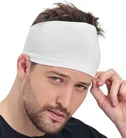 [Babygiz] Sweatbands for Men and Women- Unisex Sweat Bands Headbands for Men-Workout Headbands- Head Bands Mens- Running, Sports, Football, Triathlons, Construction, Yoga, Gym