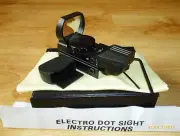 Red & Green Electro Dot Sight with 4 Reticles & 5 Illumination Levels, BNB
