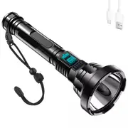 12000000LM High Powered LED Flashlight USB Rechargeable Super Bright Torch Lamp