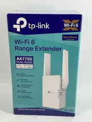 TP-LINK AX1750 Wi-Fi 6 Range Extender (RE1750X) - White