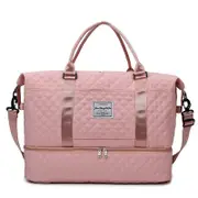 Anymom Mommy Diaper Bag Pink Handbag for Mom Waterproof Tote Yoga Gym Wet Bag Large Capacity for Travel and Sports