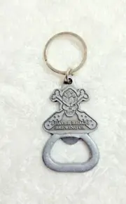BEAVER BEACH BREWING CO., VIRGINIA BEACH VA keychain, figural bottle opener