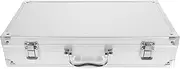 AUTSUPPL Aluminum Tool Case Slide Lock Briefcase Storage Box Portable Cosmetic Box Medicine Box Case
