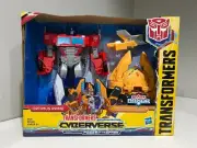 Transformers Cyberverse Power of the Spark Optimus Prime with Spark Armor