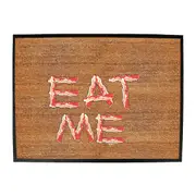 Food Eat Me Bacon - Funny Novelty Doormat Man Cave Floor mat