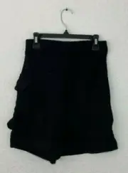 adidas Y-3 Womens Swim Towel Shorts Black Size Small