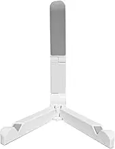 Vinyl Record Holder Foldable Multiple Adjustable Storage Display Racks Anti-Slip Anti-Damage Playing Record Display Holder Perfect for 7-12'' Vinyl Record White