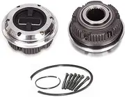 Rynplex 2 Pieces Free Wheel Locking Hub, for Chrysler, for Dodge, 1 Ton Pick Up 1978 D-300W 250 W 350 3 4 Ton Pick Up 1990-1993 B054 AVM439 Car Freewheel Locking Hub
