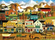 Charles Wysocki Jigsaw Puzzle 1000 Piece Pete’s Gambling Hall Buffalo New
