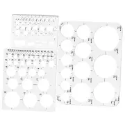 Circle Template Circle Round Stencil Templates for Drafting for Office and