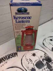 Vintage American Camper Kerosene Lantern RK12 Red 12"