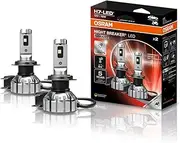 Osram Night Breaker LED Smart H7; up to 330% more brightness; 6000 K, 12 V, LED high and low beam with road approval, white