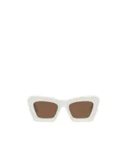 Loewe Cat Eye Frame Sunglasses 52 white