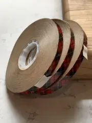 3M Scotch 924 ATG Premium Adhesive Transfer Tape, 1/4" x 36 yd. 3 Rolls