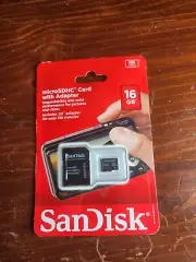 SanDisk Standard 16GB microSD Memory Card - NEW SEALED