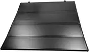 Hard Quad-Fold Black FRP Fiberglass Tonneau Cover for 2004-2014 Compatible for Ford F150 5.5Ft Bed, Truck Bed Cover with Easy Installation & Weatherproof Protection